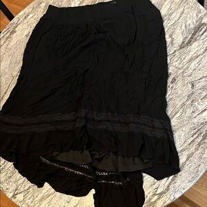 Torrid Black Asymmetrical Skirt